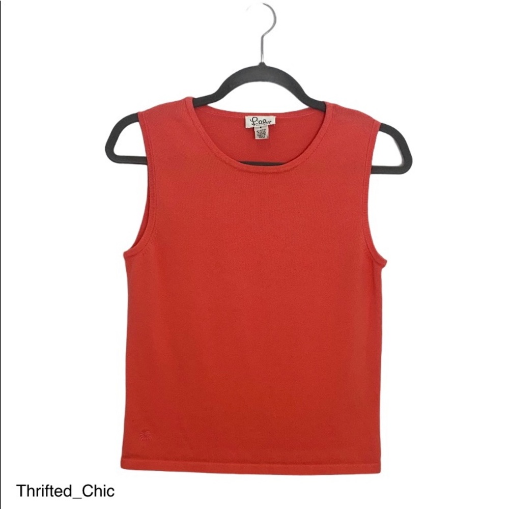 Lilly Pulitzer Pink Rudy Sleeveless Top